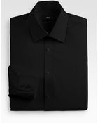 Boss Black Solid Dress Shirt - Lyst