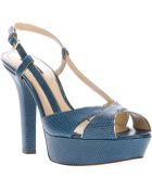 Dolce & Gabbana Sling Back Strap Sandals - Lyst