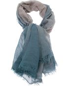 Giorgio Armani Bicolour Scarf - Lyst