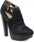 Plomo Julieta Haircalf Cutout Ankle Boots - Lyst