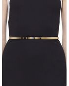 Stella McCartney Skinny Metallic Belt - Lyst