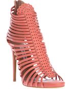 Tabitha Simmons Strippy Sandal - Lyst