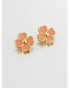 Tory Burch Shawn Clover Stud Earring - Lyst