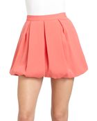 Alice + Olivia Rhymes Pleated Mini Bubble Skirt - Lyst
