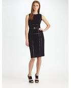 MICHAEL Michael Kors Lux Crepe Dress - Lyst