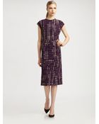 Bottega Veneta Jersey Skyline Dress - Lyst