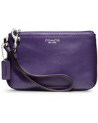Coach Legacy Leather Small Wristlet - Lyst