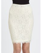 Diane von Furstenberg Scotia Lace Pencil Skirt - Lyst