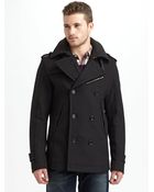 Diesel Wool Peacoat - Lyst