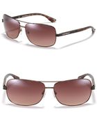 Emporio Armani Unisex Metal Aviator Sunglasses - Lyst