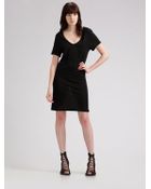 T By Alexander Wang Vneck Dress - Lyst