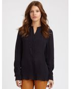 A.L.C. Dulcie Silk Georgette Blouse - Lyst