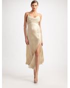 Donna Karan New York Stretch Charmeuse Slip Dress - Lyst