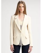 L'Agence Notched Blazer - Lyst
