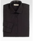 Burberry London Tonal Plaid Dress Shirt - Lyst