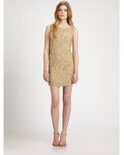 Haute Hippie Silk Sequin Dress - Lyst