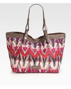 See By Chloé Phoenix Printed Canvas Tote - Lyst