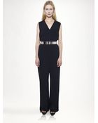 Stella McCartney Stretch Cady Jumpsuit - Lyst