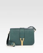 Saint Laurent Ysl Chyc Medium Leather Flap Bag - Lyst