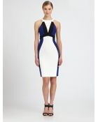 Antonio Berardi Colorblock Dress - Lyst