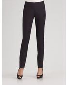 Donna Karan New York Stretch Silk Pants - Lyst
