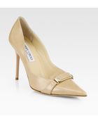 Jimmy Choo Vecta Patent Leather Pumps - Lyst