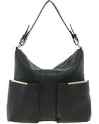 Asos Hobo Bag with Metal Bars - Lyst