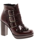 Asos Asos Alliance Leather Ankle Boots - Lyst