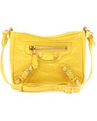 Balenciaga Giant Date Leather Shoulder Bag - Lyst