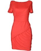Halston Heritage Short Dress - Lyst