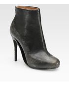 Maison Martin Margiela Vintageinspired Leather Ankle Boots - Lyst