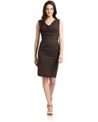 Derek Lam Draped Dress - Lyst