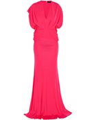 Elie Saab Jersey Gown - Lyst