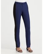 Jason Wu Stovepipe Paneled Wool Pants - Lyst