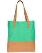 McQ by Alexander McQueen Colour Block Quilted Tote - Lyst