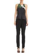 3.1 Phillip Lim Floral Print Cross Back Top - Lyst