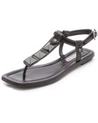 BCBGMAXAZRIA Brynn Studded Sandals - Lyst