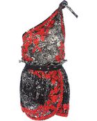 Isabel Marant Natacha One Shoulder Dress - Lyst