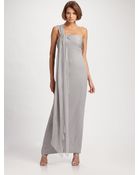 Notte By Marchesa Silk Chiffon Gown - Lyst