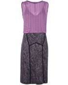 Bottega Veneta Bicolour Jewel Dress - Lyst