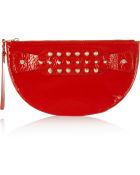 McQ by Alexander McQueen Studded Patentleather Clutch - Lyst