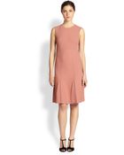 Fendi Rose Knit Flounce Dress - Lyst