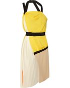 Vionnet Stretchsilk and Crepe Dress - Lyst