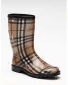 Burberry Rubber Rain Boots - Lyst