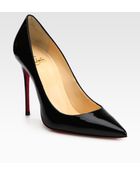 Christian Louboutin Decolete 554 Patent Leather Pumps - Lyst