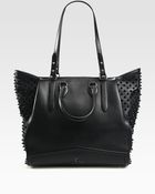Christian Louboutin Justine Spike Stud Tote - Lyst