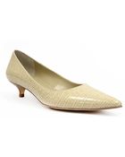 Ellen Tracy Page Embossed Patent Leather Pumps - Lyst