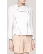 3.1 Phillip Lim Corded Motorcycle Jacket - Lyst