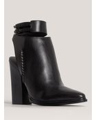 Alexander Wang Dasha Openback Booties - Lyst