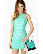 Nasty Gal Ivy Lace Dress - Lyst